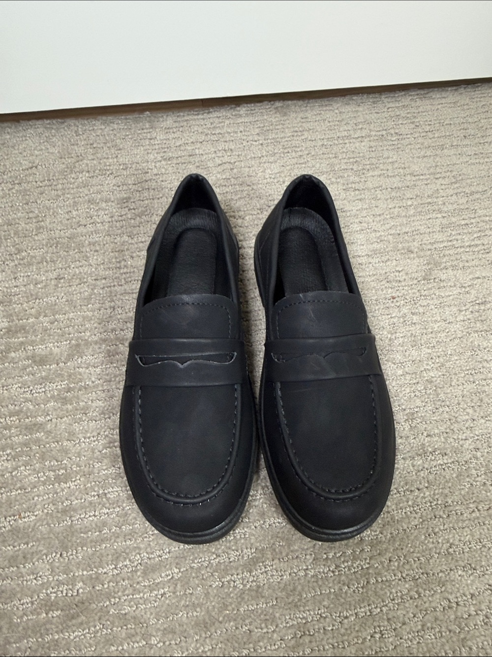 Women’s Black Penny Slip-On Loafers